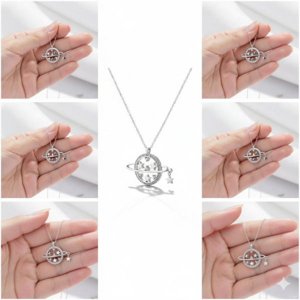 Satürn Yıldız Kolye 1